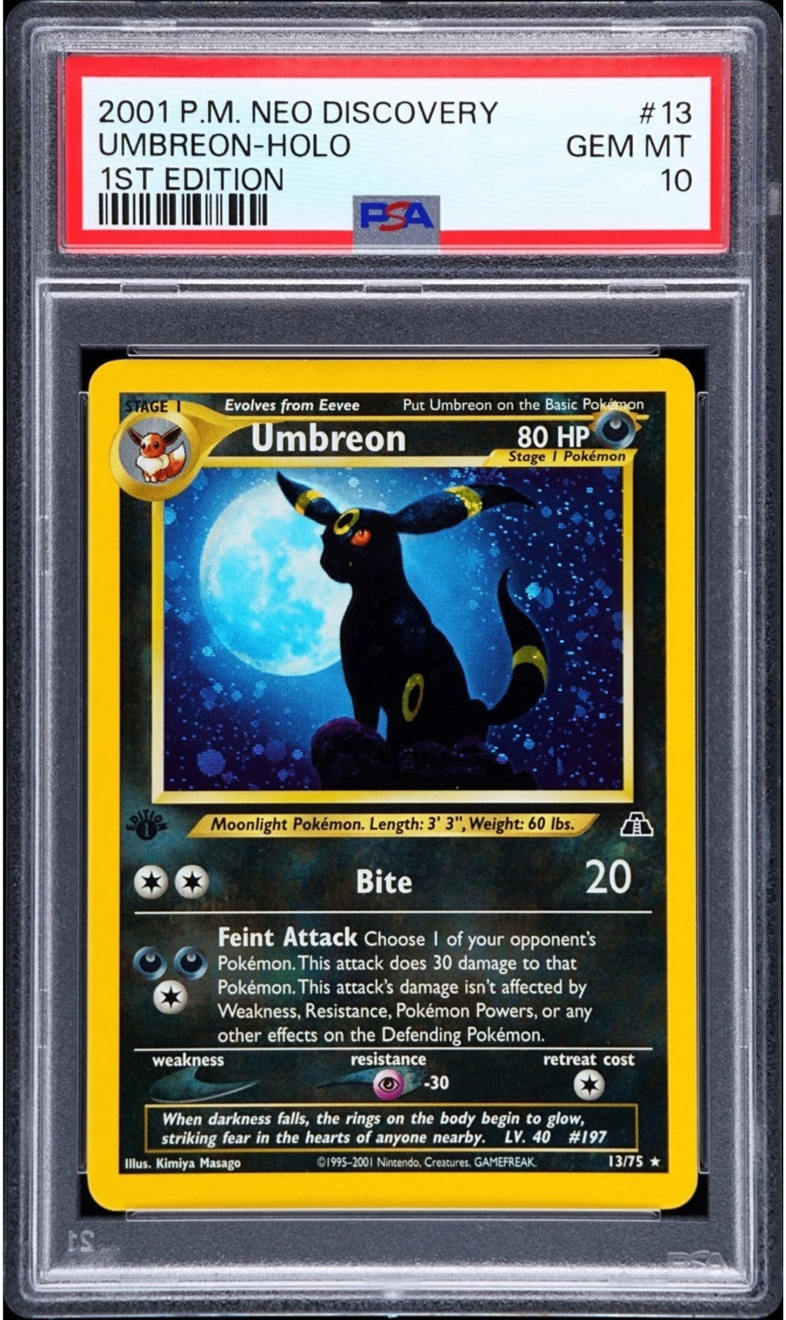 Umbreon — Neo Discovery 1st Edition Holo